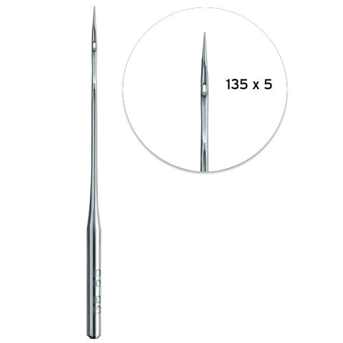 135 x 5 Groz-Beckert® Nähmaschinennadel, Verschiedene Größen, 10 x 10 Packung