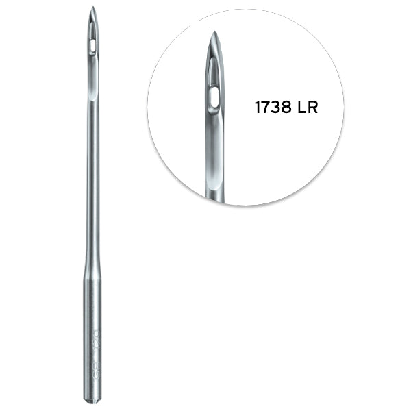 1738 LR Groz-Beckert® Nähmaschinennadel, 10 x 10 Packung, Verschiedene Größen