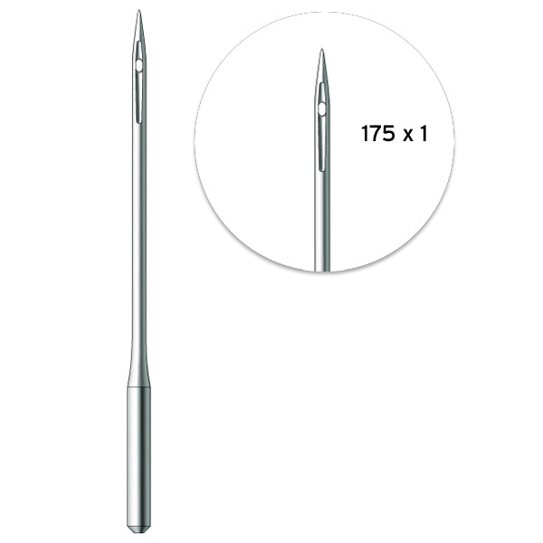 175 x 1 Groz-Beckert® Nähmaschinennadel, 10 x 10 Packung