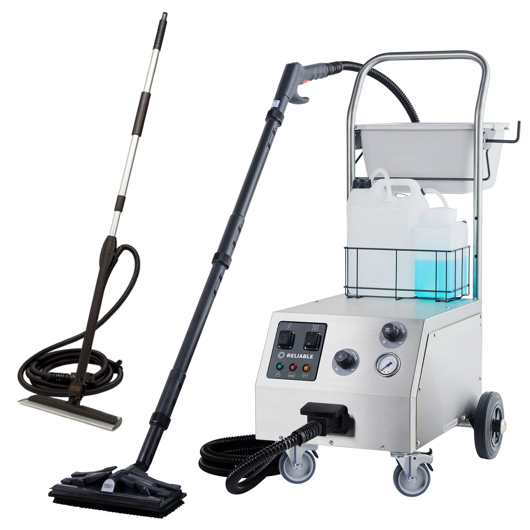 Tandem Pro Commercial Steam Cleaning System & Commercial Steam Mop