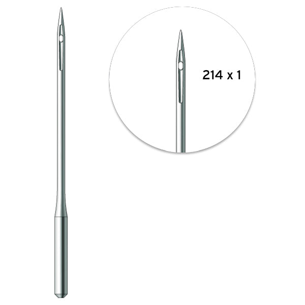 214 x 1 Groz-Beckert® Nähmaschinennadel, 10 x 10 Packung, verschiedene Größen