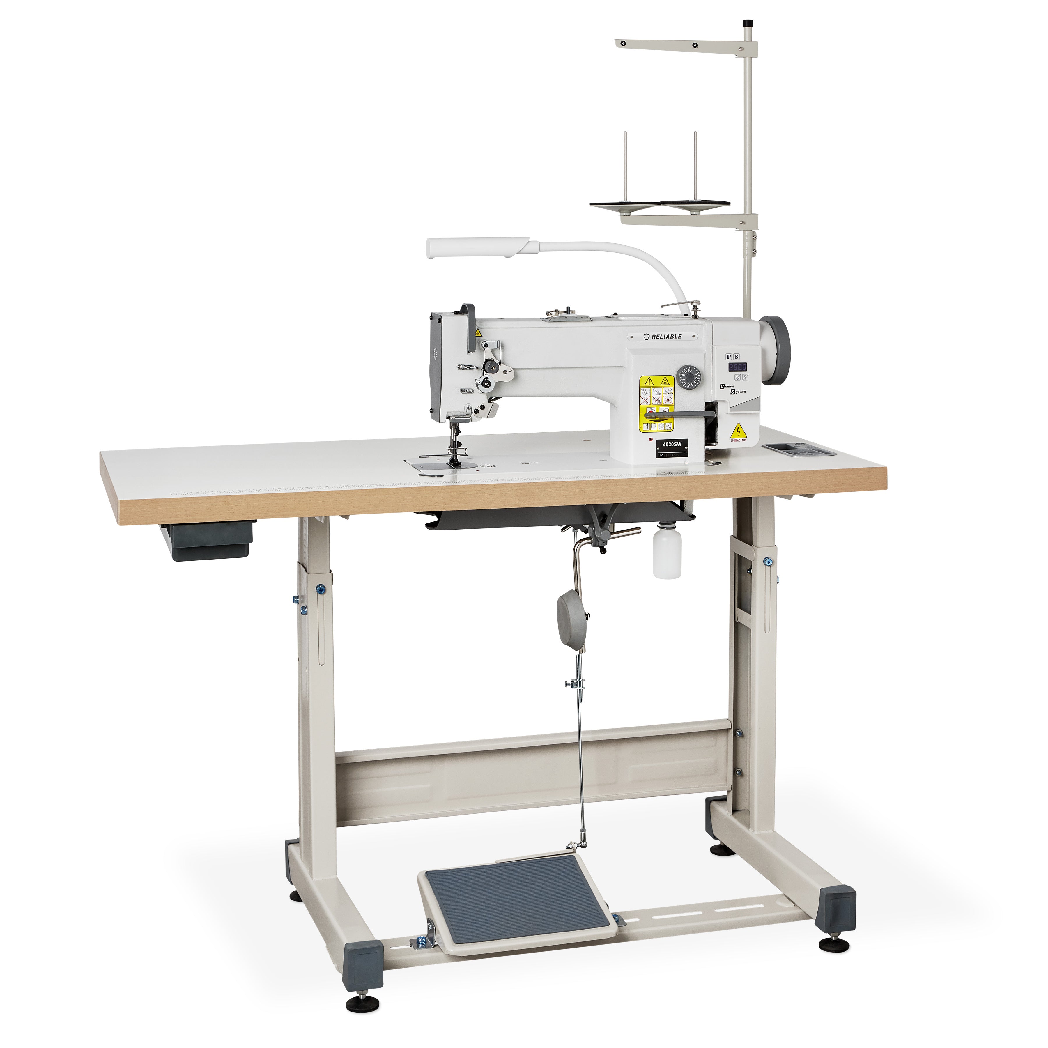 Lockstitch Transportfuß Nähmaschine mit Direktantrieb und Index-Stitching