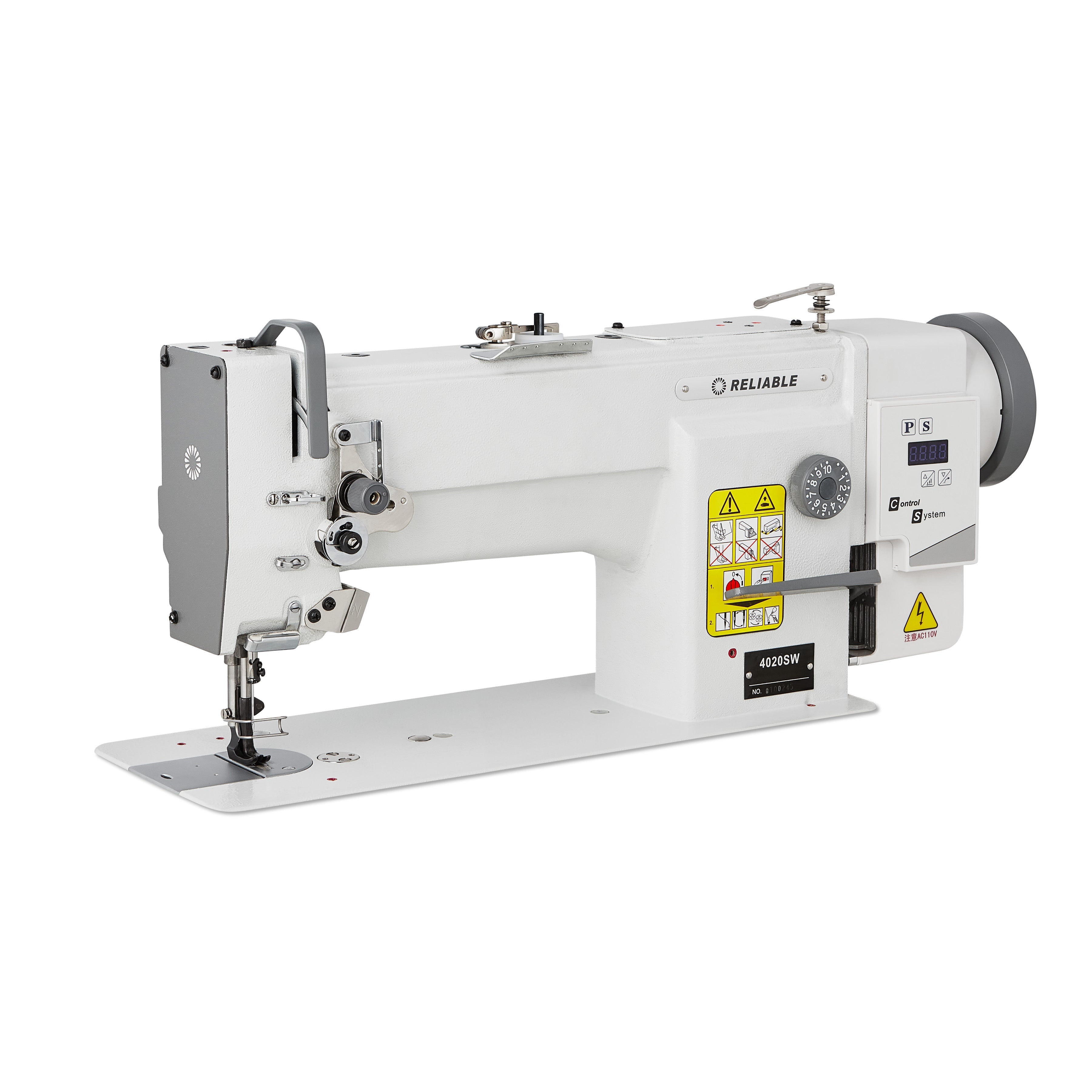 Lockstitch Transportfuß Nähmaschine mit Direktantrieb und Index-Stitching