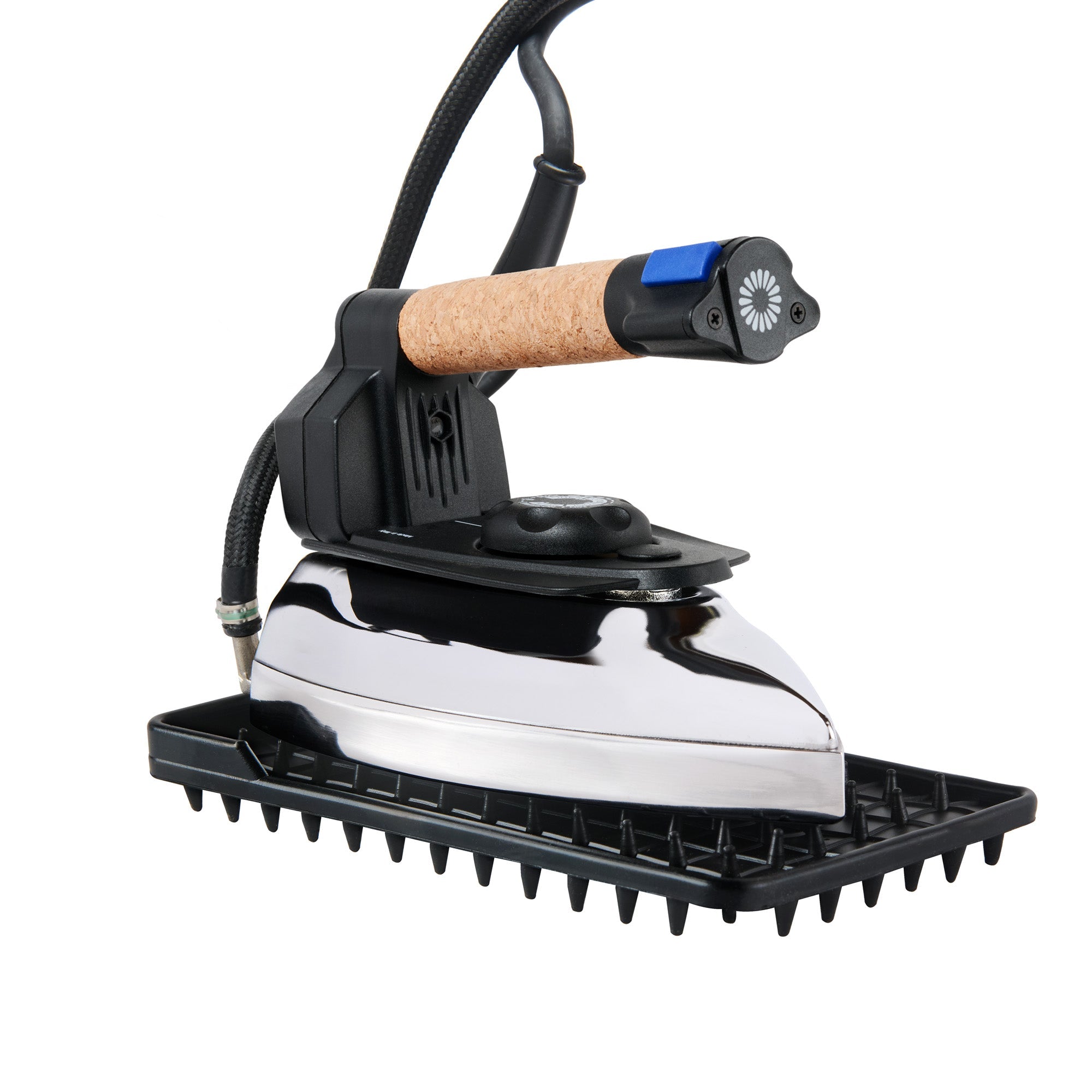 Professioneller Dampfeisen 7' langer Dampfschlauch, 120V mit ISOTM Dampftechnologie, Linkshänder