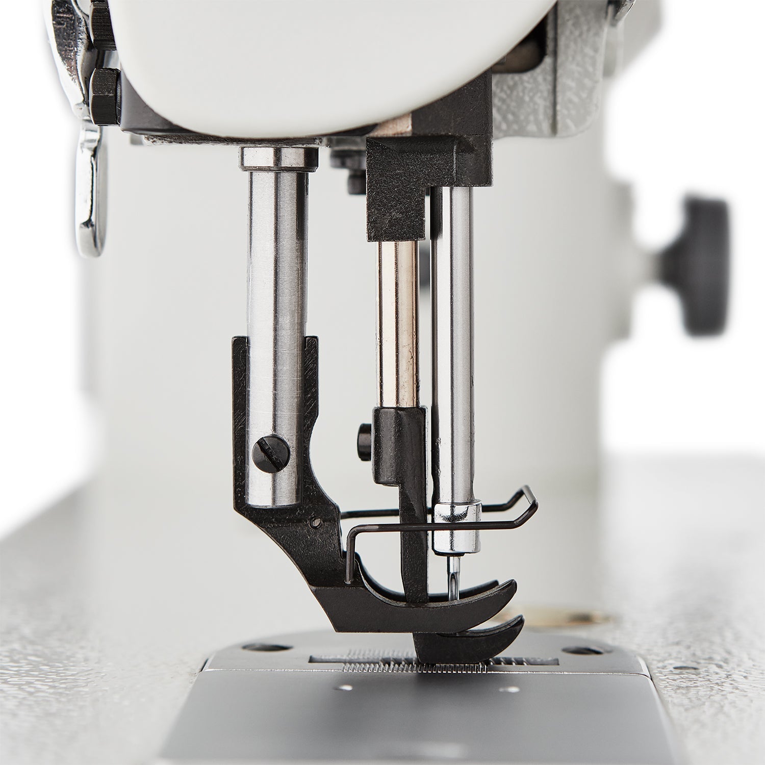 Lockstitch Transportfuß Nähmaschine mit Direktantrieb, Index Stitching und Fußhöhenversteller