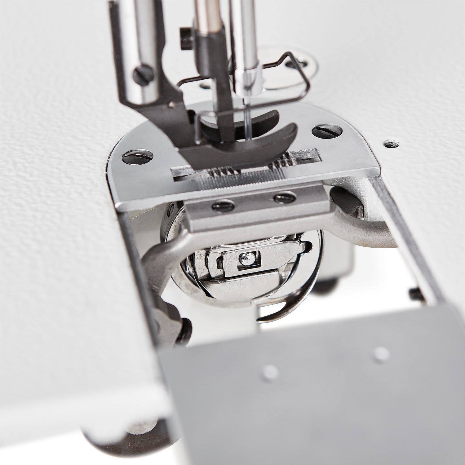 Lockstitch Transportfuß Nähmaschine mit Direktantrieb, Index Stitching und Fußhöhenversteller