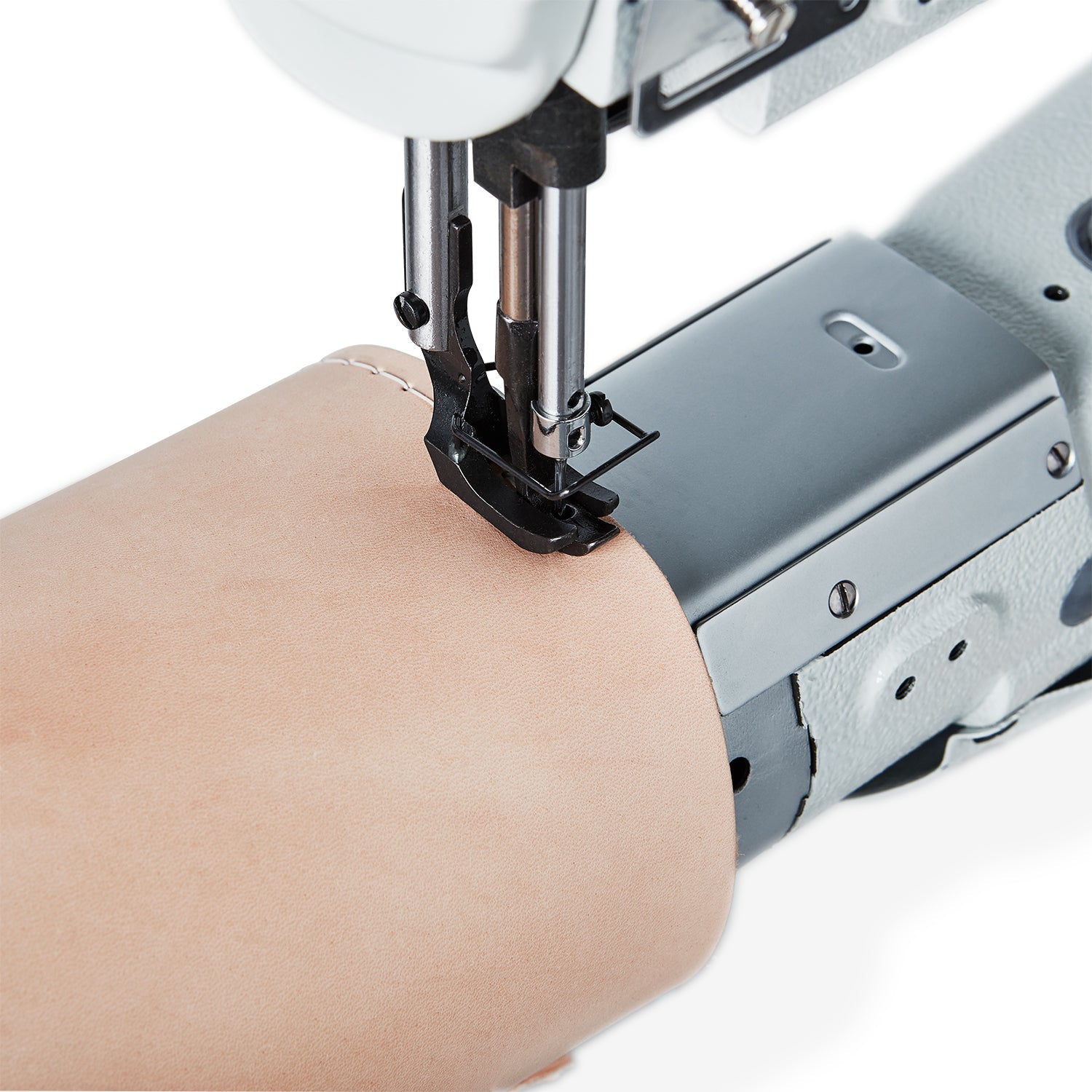Zylinderbett Lockstitch Fuß Nähmaschine mit Fußhöhenversteller