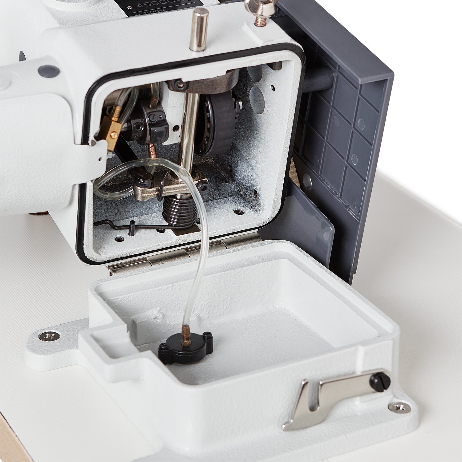 Zylinderbett Lockstitch Fuß Nähmaschine mit Fußhöhenversteller