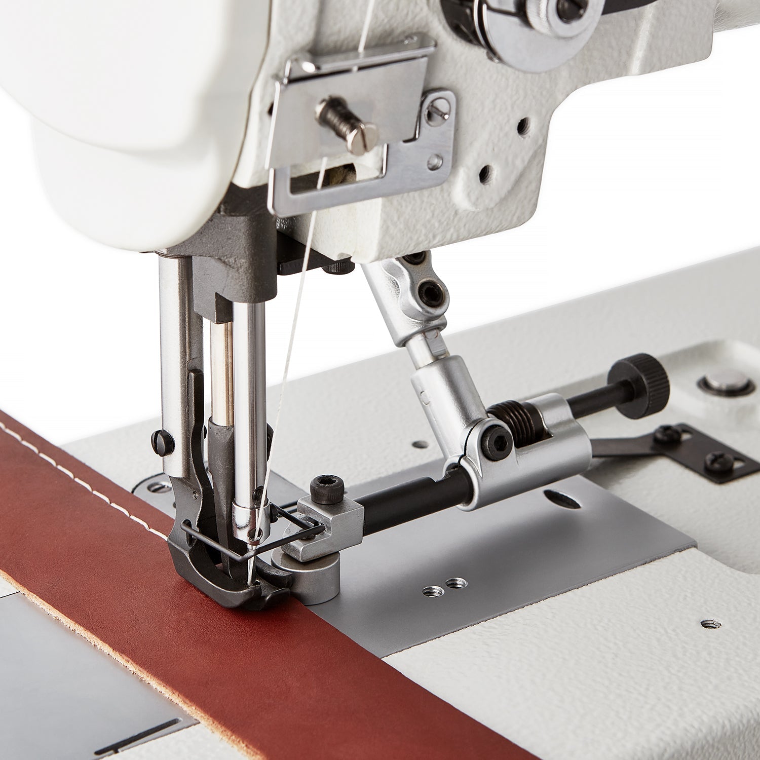 Mittelschwerer / schwerer Fuß mit Tropfen in Bobbin und Fußhöhenjustierer