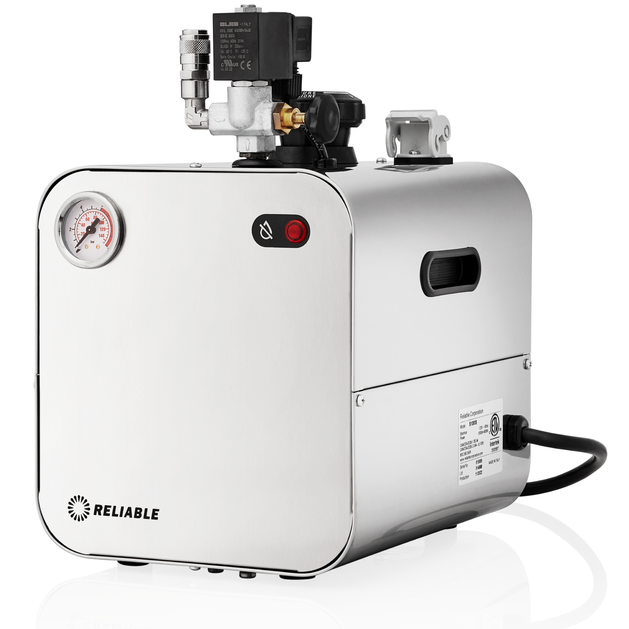 2.2L Professioneller Dampfkessel mit Pinsel