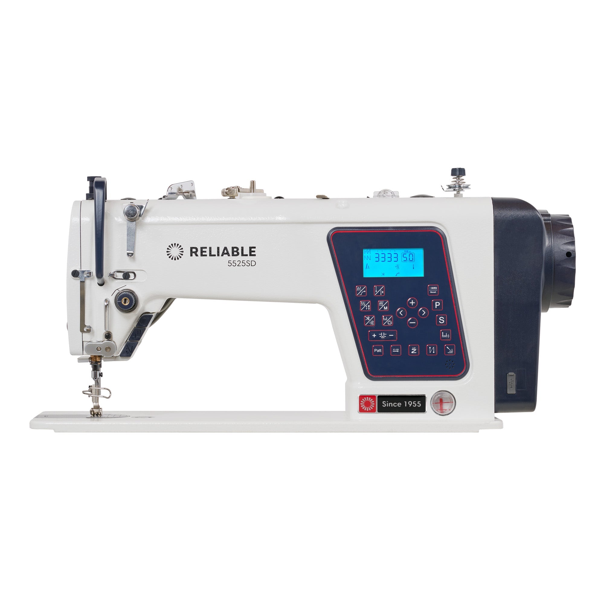5525SD Automatischer Fadenscherer Einzelnadel-Lockstitch-Nähmaschine mit Dual Direct Drive