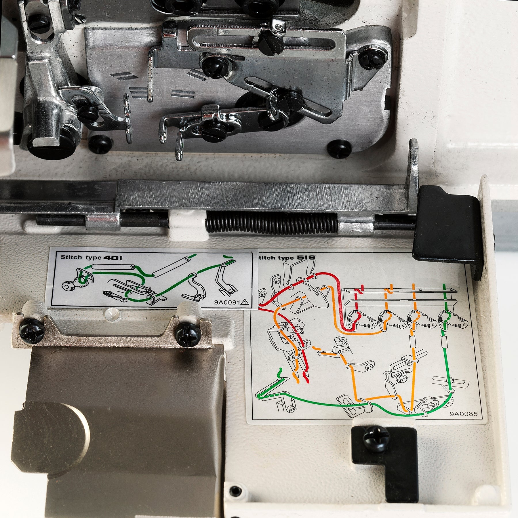 Direct Drive 3/5 Faden Serger / Overlock Nähmaschine - Vollständig Sub