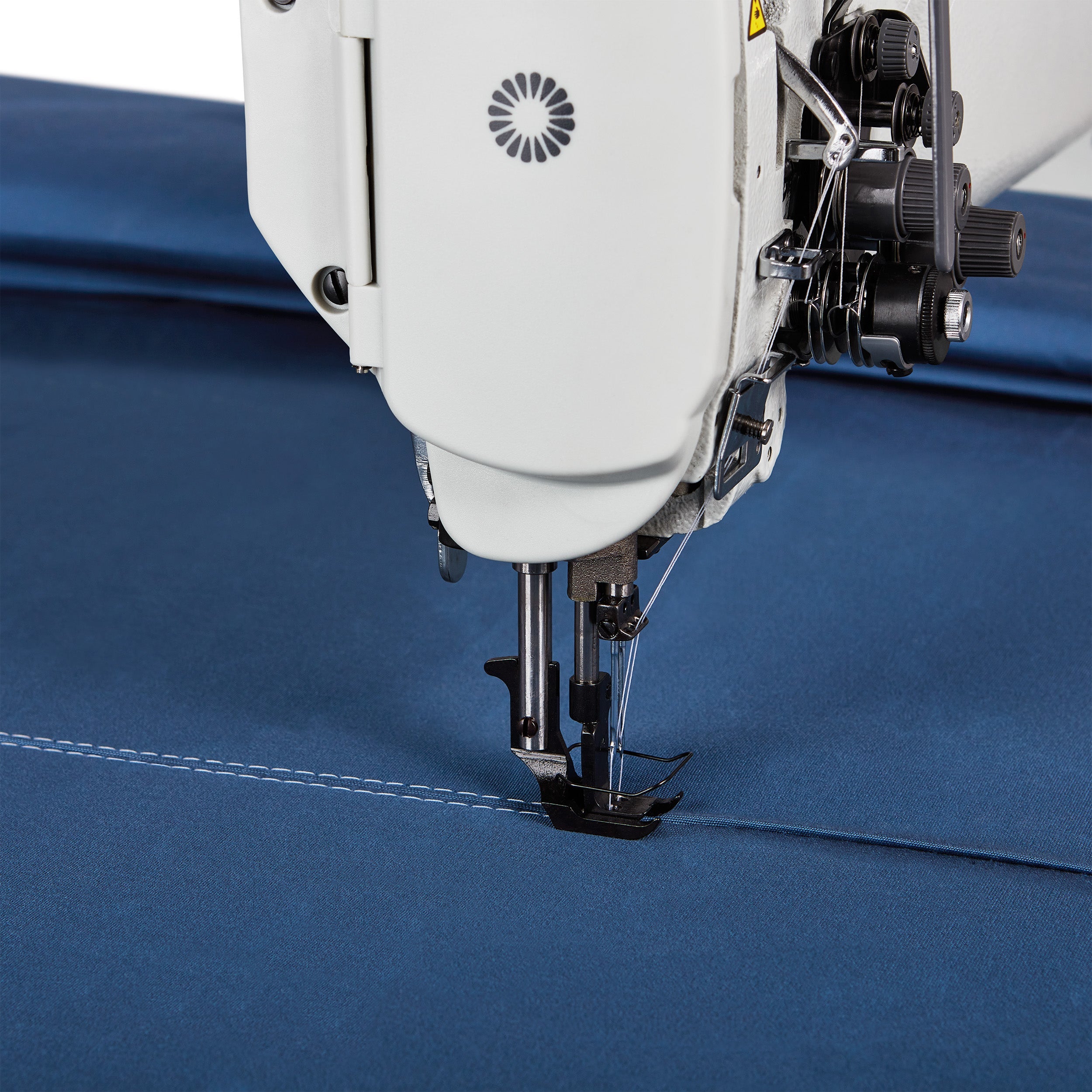 25' Langarm Two Needle Transportfuß Nähmaschine mit Vertikalachse Hook