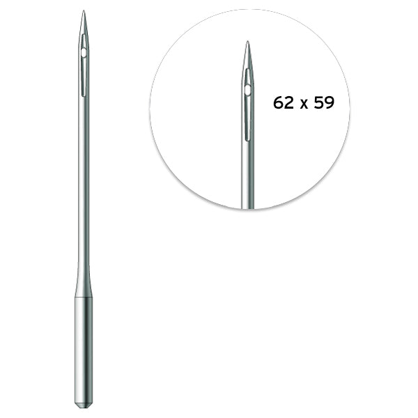 62 x 59 Groz-Beckert® Nähmaschinennadel, Verschiedene Größen, 10 x 10 Packung