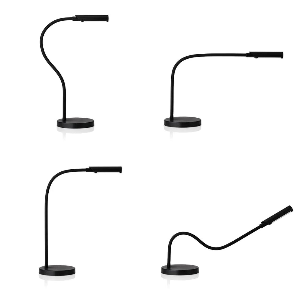 UberLightTM Flex Led Task Light, USB mit Base, Schwarz