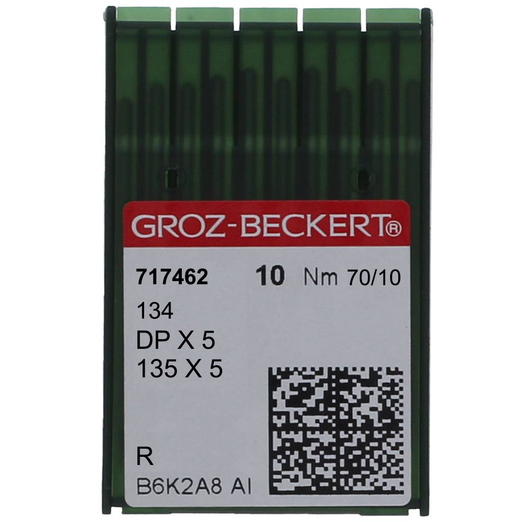 135 x 5 Groz-Beckert® Nähmaschinennadel, Verschiedene Größen, 10 x 10 Packung