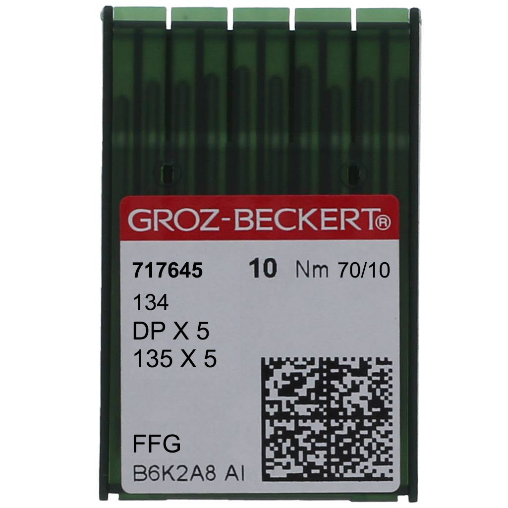 135 x 5 Groz-Beckert® Nähmaschinennadel, Verschiedene Größen, 10 x 10 Packung