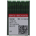 1738 LR Groz-Beckert® Nähmaschinennadel, 10 x 10 Packung, Verschiedene Größen