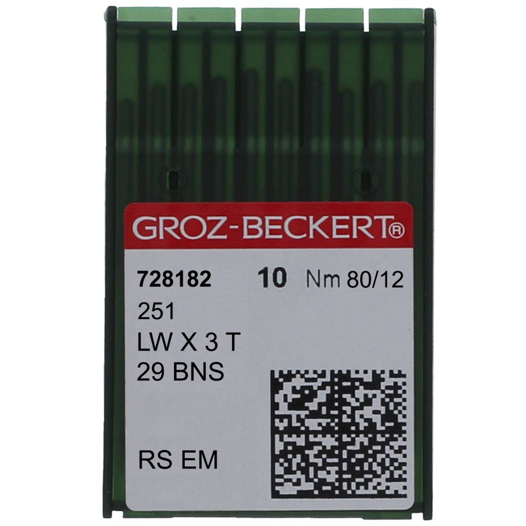 251 Groz-Beckert® Nähmaschinennadel, verschiedene Größen, 4 x 10 Packungen