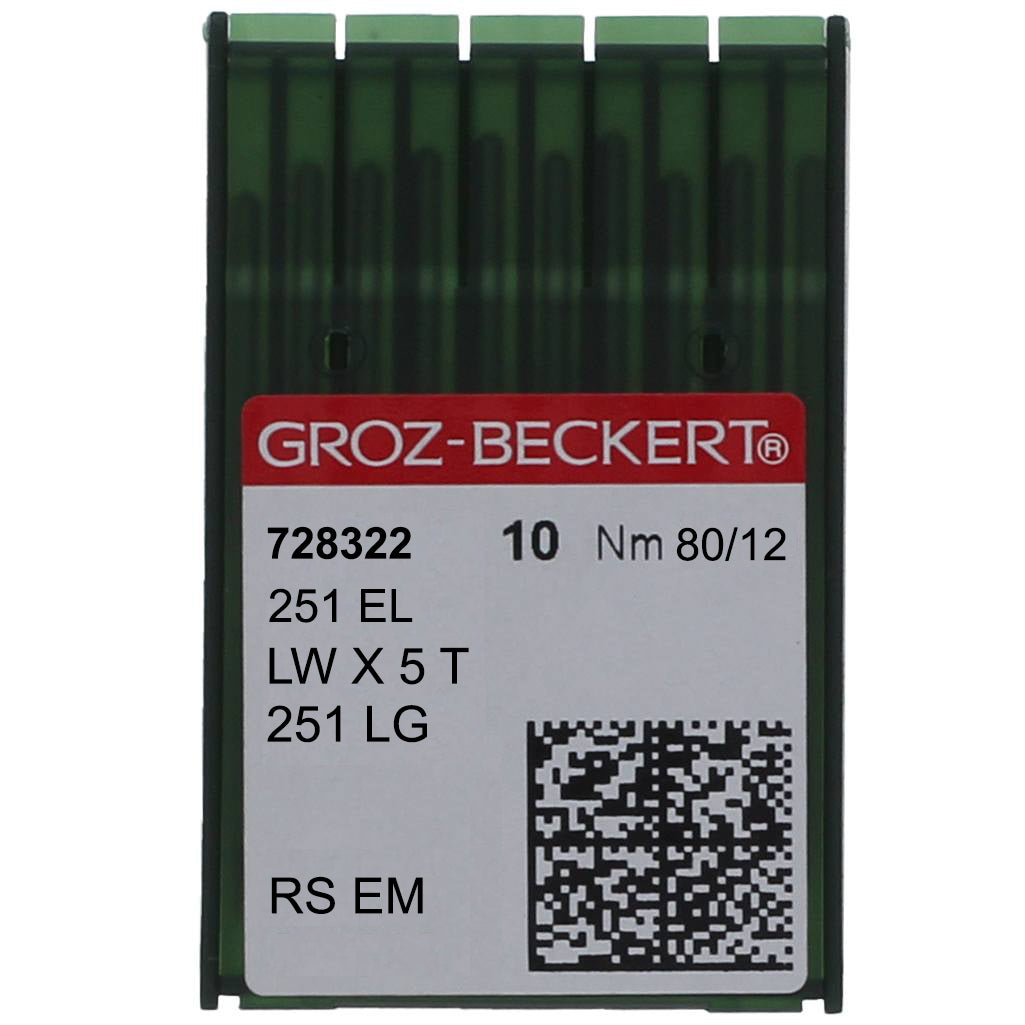 251 LG Groz-Beckert® Nähmaschinennadel, verschiedene Größen, 4 x 10 Packung