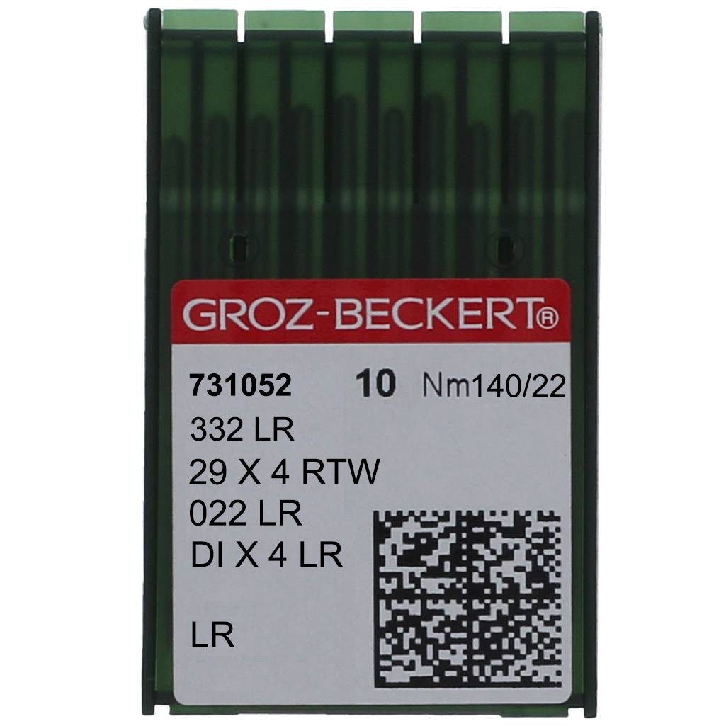 332 LR Groz-Beckert® Nähmaschinennadel, 10 x 10 Packung