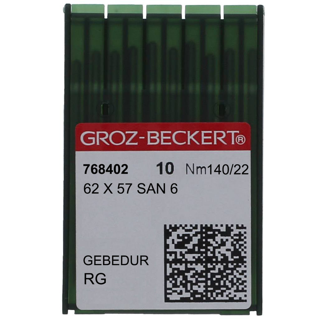 62 x 57 SAN6 Groz-Beckert® Nähmaschinennadel, 10 x 10 Packung