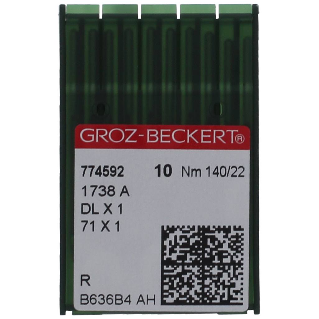 71 x 1 Groz-Beckert® Nähmaschinennadel, 10 x 10 Packung, verschiedene Größen