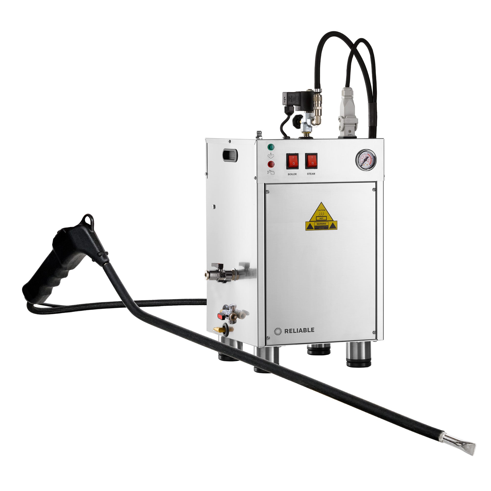 Professioneller automatischer Dampfkessel mit 60cm Dampfstange