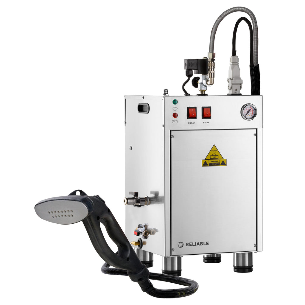 Professioneller automatischer Dampfkessel mit Stofffinisher