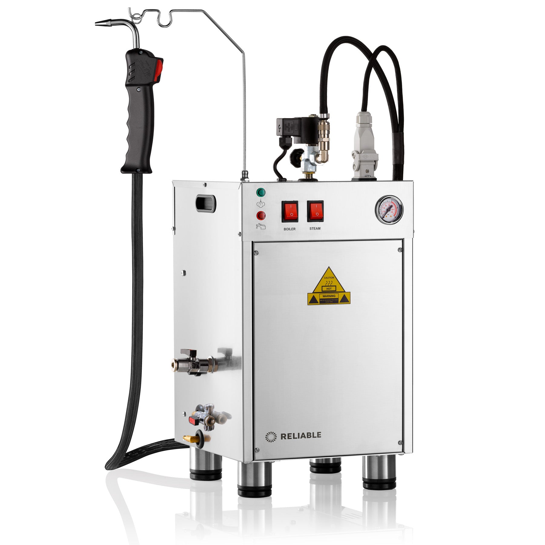 Kontinuierliche Füllung 4,5 L automatischer Dental Lab Dampfreiniger