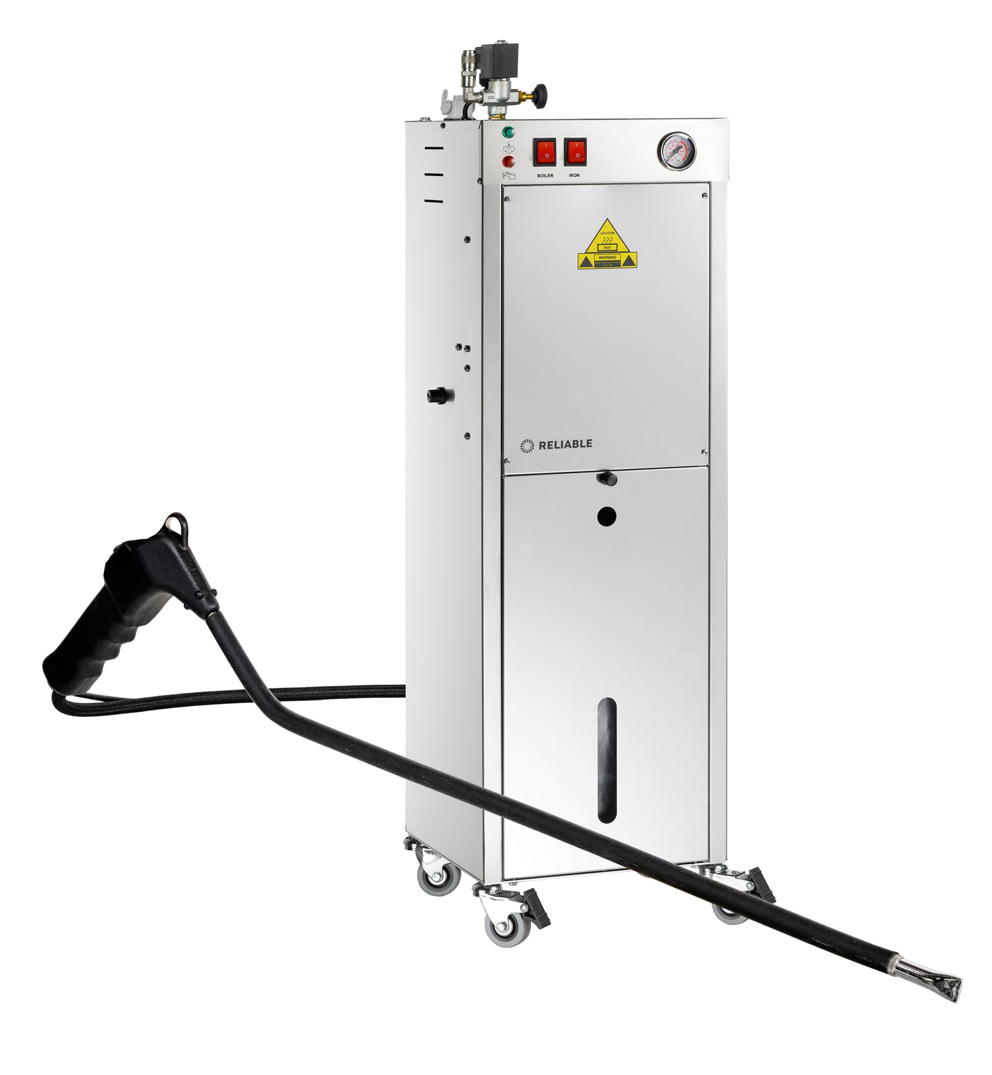 Professioneller automatischer Dampfkessel mit 60cm Dampfstange