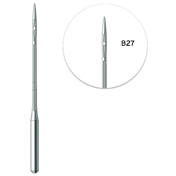 B 27 Groz-Beckert® Nähmaschinennadel, 10 x 10 Packung, Verschiedene Größen