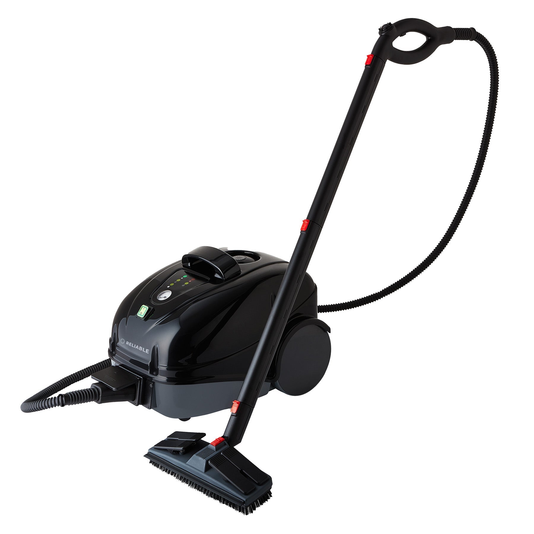 Brio Pro 6 Bar Dampfreiniger mit kontinuierlicher Dampf & 15 Stück Zubehör-Kit, kommerziell