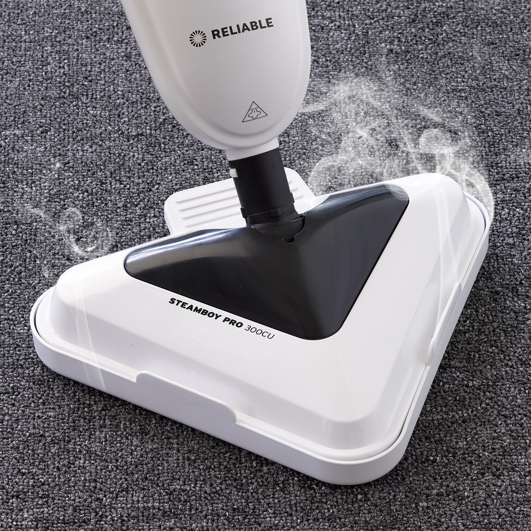 Steamboy Pro Steam Mop mit Scrub Brush