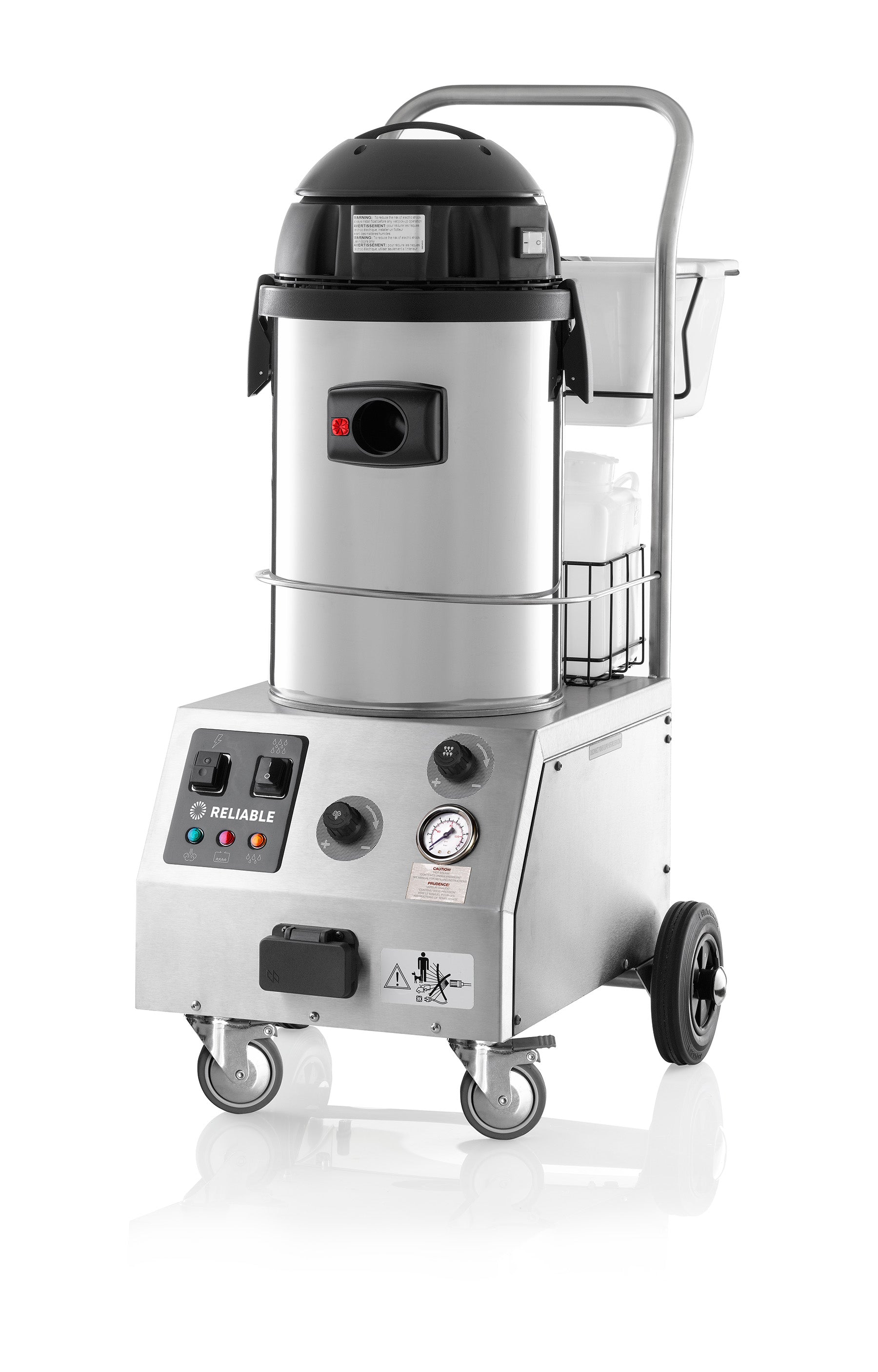 Tandem Pro Commercial Steam Cleaning System mit Vakuum & Commercial Steam Mop