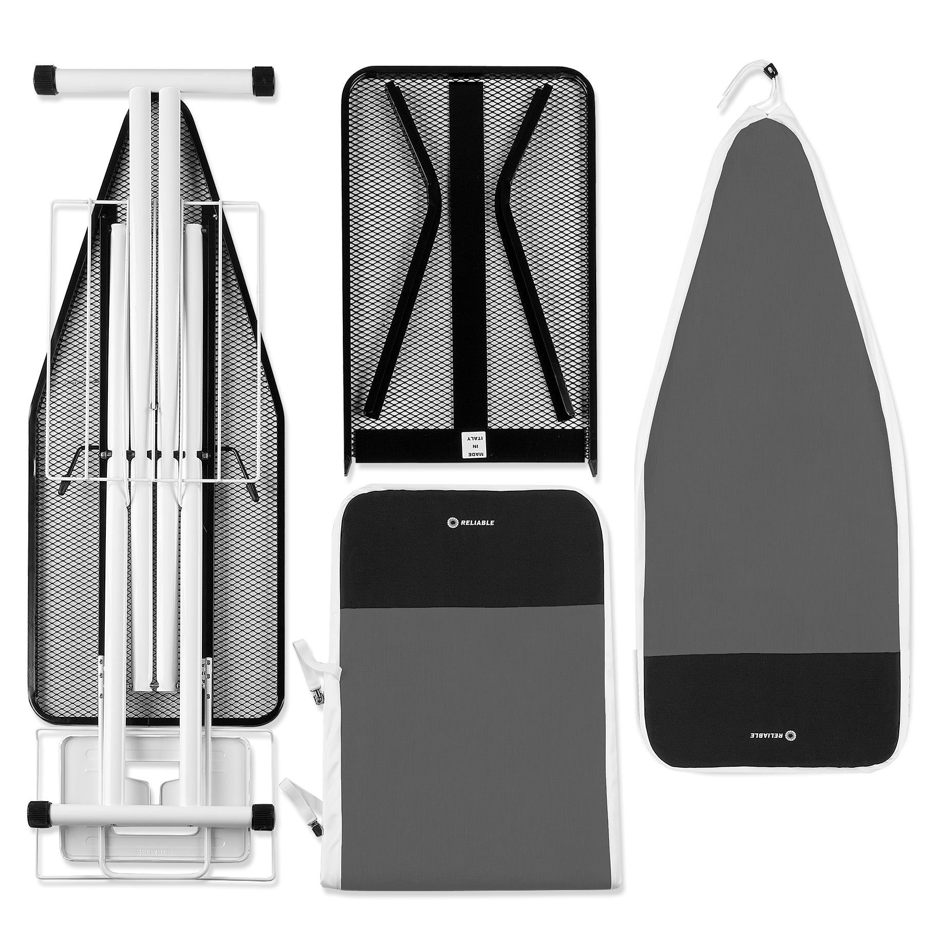 2-in-1 Premium Home Bügelbrett mit Vera Foam Bezug Set und Conex Heat Zone