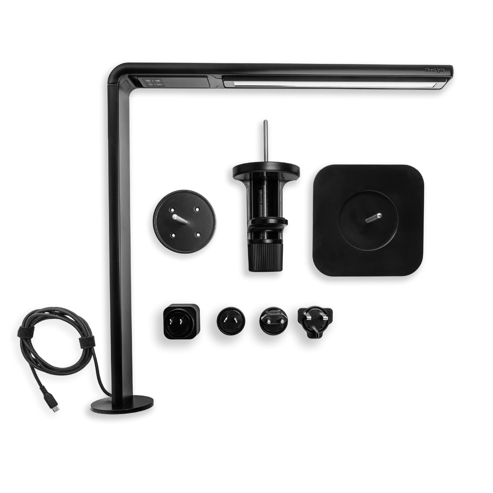 UberLightTM Rahmen LED-Schalter / Audio-Licht, Schwarz