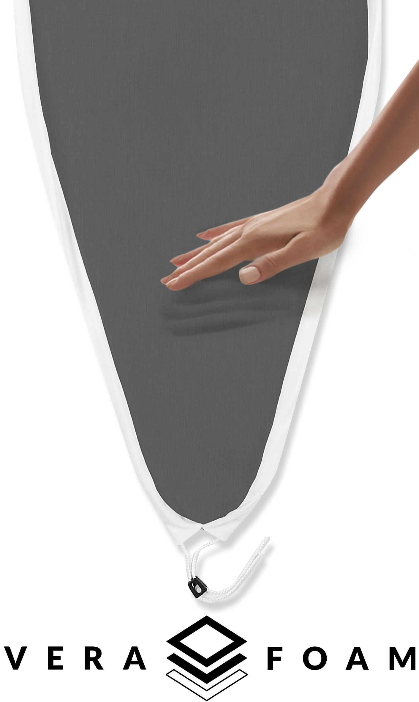 2-in-1 Premium Home Bügelbrett mit Vera Foam Bezug Set und Conex Heat Zone